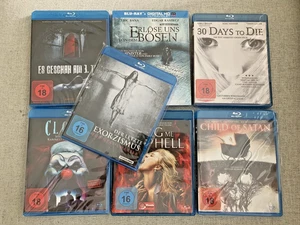 7 x Blu-ray-Horrorfilm-Spaß zu Halloween im Paket (B), alle aus Sammlung, 1A! - Bild 1 von 3