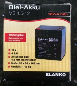 Blei Akku 12v 4,5 ah - Bild 1 von 1