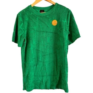 Nike Jordan Fuel Up Cool Down Pine Green Printed Terry T-shirt Boys Size XL NEW - Picture 1 of 8