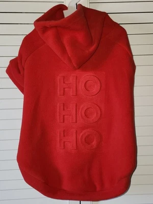 FabDog Pet Apparel Talla XS Rojo HoHoHo Polar Perro Sudadera con Capucha Navidad Vacaciones Nuevo sin Etiquetas Foto 1 de 4