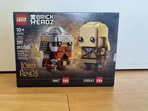 LEGO Brick Headz 40751 Legolas & Gimli, LOTR, NEW, RETIRED - Picture 1 of 7