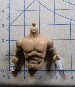 AEW Luminaries Male Torso Body Buck Part Piece Fodder 7" 1/10 Scale CM Punk #59 - Picture 1 of 6