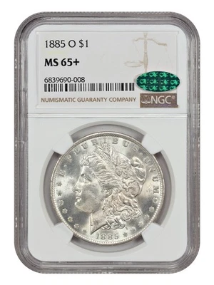 1885-O $1 NGC/CAC MS65+ - Morgan Dollar - Image 1 of 4