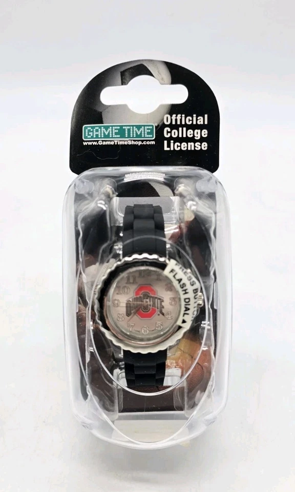Reloj Movimiento NCAA Game Time OHIO STATE BUCKEYES Juventud/Mujer Japón Nuevo en Caja Foto 1 de 4