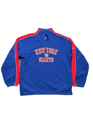 Pullover polar vintage Y2K New York Giants ropa del equipo de la NFL retro talla grande Foto 1 de 4