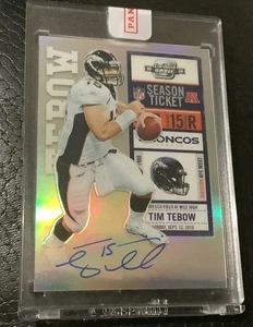 2023 Panini Contenders Optic Tim Tebow 2010 Tribute AUTO /25 🍀 - Picture 1 of 3