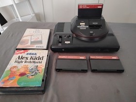 Sega Genesis Model 1 (1601) Bundle Power Base Converter (1620) AC RF Controller+