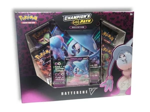 New Factory Sealed Pokemon TCG Champion’s Path Hatterene V Box - Picture 1 of 6