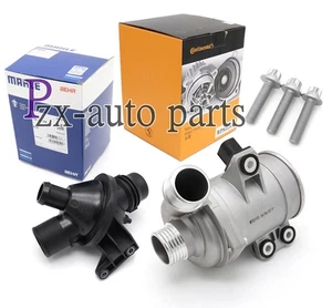 OEM Coolant Thermostat & Electric Water Pump For BMW X1 X3 428i 528i N20 B20A - Picture 1 of 7