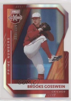 2021 Panini Elite Extra Edition Prime Numbers C Die-Cut /204 Brooks Gosswein - Image 1 of 2