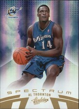2010-11 Absolute Memorabilia Spectrum Gold Basketball Card #56 Al Thornton/100