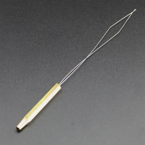 1x Brass Bobbin Threader Fly Fishing Tying Thread Half Hitch Tool Bug Binding - Picture 1 of 9