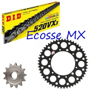 KTM SX200 EXC200 XC200 DID Oring CATENA RENTHAL KIT PIGNONE NERO - Foto 1 di 1