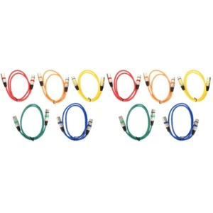 Set of 2 -Linie Audiokabel Für Mikrofon Mikrofon-Patchkabel - Zdjęcie 1 z 12