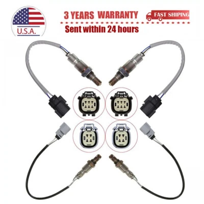 Sensor de oxígeno 4 piezas para Ford Explorer Flex 3,5 L V6 2016-2019 aguas arriba + aguas abajo Foto 1 de 4