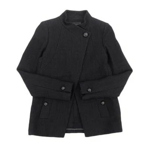 CHANEL COCO Mark Tweed Stehkragen Jacke Damen schwarz 【A】 - Bild 1 von 7