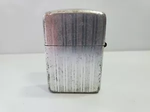 Accendino in alluminio tono argento Storm King vintage funzionante / made in USA 4466/30 - Foto 1 di 6