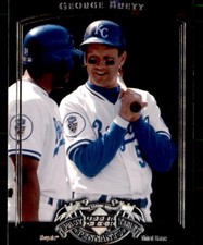 2005 UD Past Time Pennants  #34 George Brett Kansas City Royals
