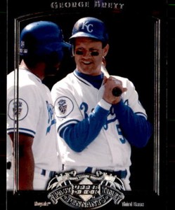 2005 UD Past Time Pennants  #34 George Brett Kansas City Royals