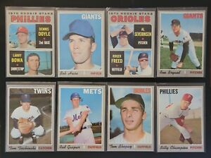 1970 Topps Rookie Lot 18 Cards See List High Number
