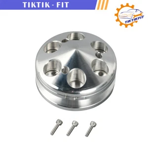 Single Groove Aluminum Alternator Pulley w/Nose Cone For Small Block Chevy 283 - Picture 1 of 6