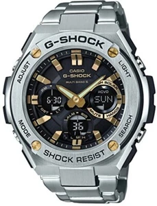 CASIO G-SHOCK G-STEEL GST-W110D-1A9JF Radio solar MEN'S silver color from JAPAN - Picture 1 of 7