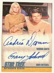 STAR TREK: ANDREA DROMM/GARY LOCKWOOD YEOMAN SMITH/MITCHELL DOBLE TARJETA AUTOMÁTICA DA15 - Imagen 1 de 2