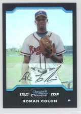 2004 Bowman Draft Chrome Refractor Roman Colon #BDP30 Rookie RC