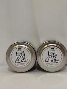 2 x Origins Feel Good Candle ~ Ginger, Bergamot, Clove ~ Mini Size NEW - Picture 1 of 3