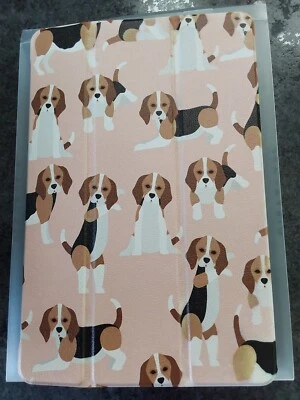 Pink Beagle tablet cover, for Galaxy S9,  Apple Ipad,  11" - Image 1 of 3