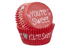 Custodie per cupcake/muffin amicizia, relazione, amanti (confezione da 50 custodie)