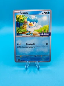 Tarjeta Promocional Pokemon 2024 Escarlata y Violeta Indomilk Quaxly Indonesia 194/SV-P - Imagen 1 de 3