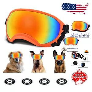 UV Protection Sunglasses for Dogs - Adjustable, Windproof & Comfortable - Picture 1 of 8