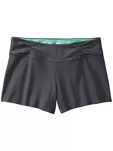 ATHLETA Shirred Band Short, NWT, Size Medium, Asphalt, Sold out in Stores! - Picture 1 of 1