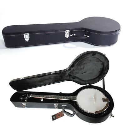 Glarry Microgroove High Quality 5-string Banjos Black Fine Leather Case Bag Blac • 59.99$