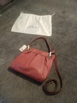 VINTAGE COACH ASHLEY HIPPIE C1263 BEET 2-WAY SHOULDER/CROSSBODY*NEW WITH TAGS* - Imagem 1 de 4