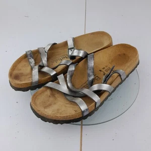 Sandalias BETULA 5.5 39 plateadas con hebilla sin cordones para mujer - Imagen 1 de 10