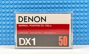 DENON DX-I 50 1978 USA TYPE I BLANK CASSETTE TAPE (1) (USED) - Picture 1 of 5