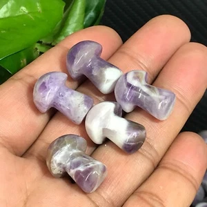 Gema curativa Reiki cristal cuarzo seta amatista natural 10 un. - Imagen 1 de 10