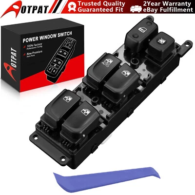 93570-3K010 Master Power Window Switch for 2005-2007 Hyundai Sonata Driver Side - Image 1 of 4