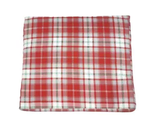 Set lenzuola matrimoniali a quadri rosso bianco e verde 100% cotone Holiday Lane - Foto 1 di 3