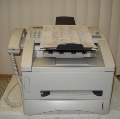 BUSINESS CLASS LASER BROTHER INTELLIFAX 4100e FAX COPIER PRINTER ALL IN ONE - Image 1 of 4
