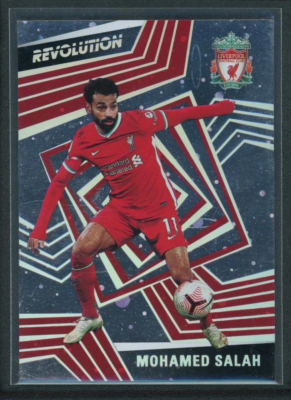 2020-21 MOHAMED SALAH 18/50 PANINI REVOLUTION PREMIER LEAGUE COSMIC