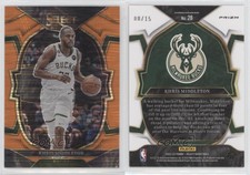 2022 Panini Select Concourse FOTL Neon Orange Pulsar Prizm /15 Khris Middleton