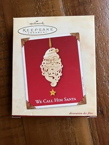 Hallmark Keepsake Ornament 2002 - Nuevo - Lo llamamos Santa - Imagen 1 de 2