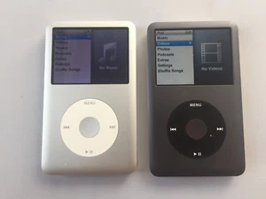 Apple iPod Classic 7. Generation (mit Click-Wheel) schwarz/silber  - Bild 1 von 9