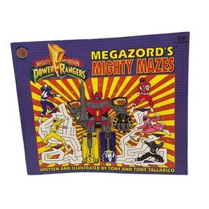 Mighty Morphin Powers Rangers Megazords Mighty Mazes Activity Book Vintage 1994 - Picture 1 of 8