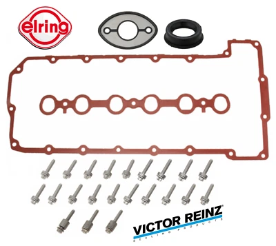Junta de cubierta de válvula + juego de pernos + kit de juntas de eje OEM para BMW 525 530 Z4 325 330 Foto 1 de 2