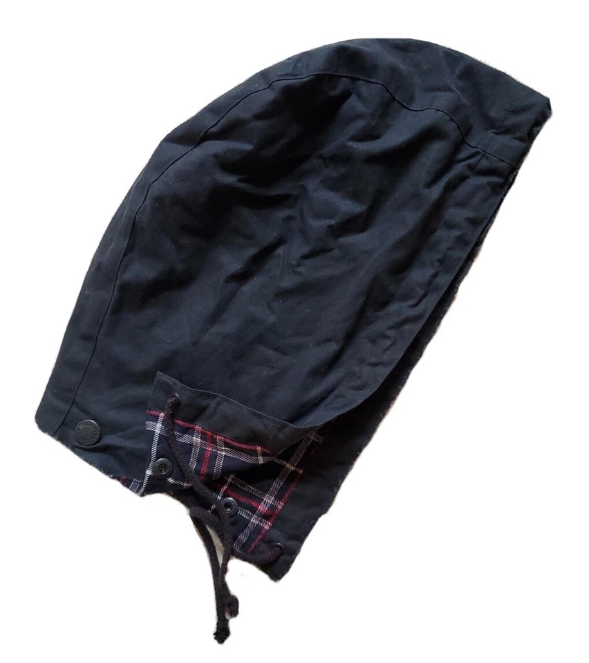 ORVIS WAX HOOD ONE SIZE NAVY BLUE Made in UK - Image 1 of 4