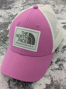 The North Face Logo Patch Mudder Trucker Mütze Cap Snapback Youth One Size Pink - Bild 1 von 6